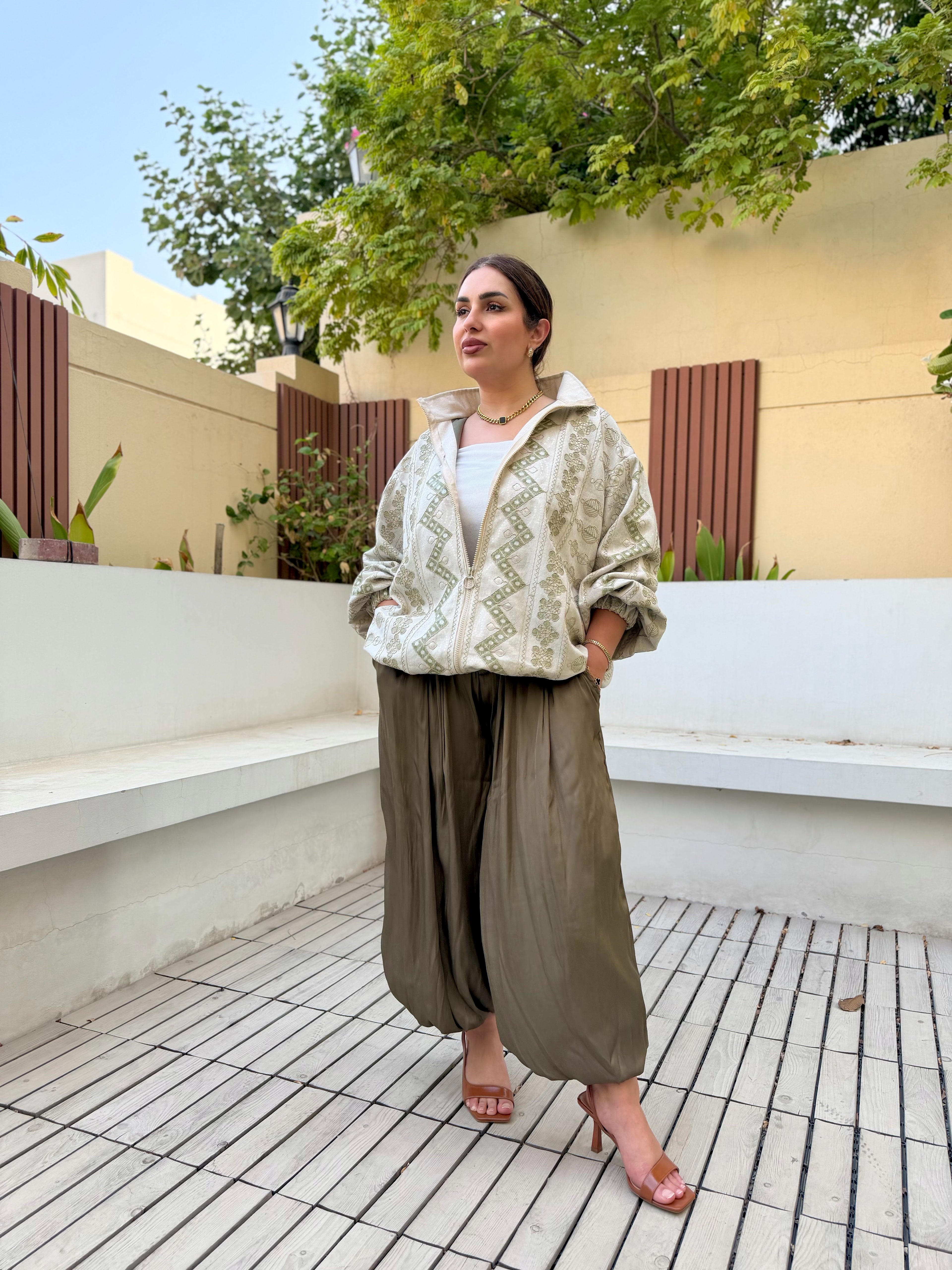 Embroidery Linen Jacket